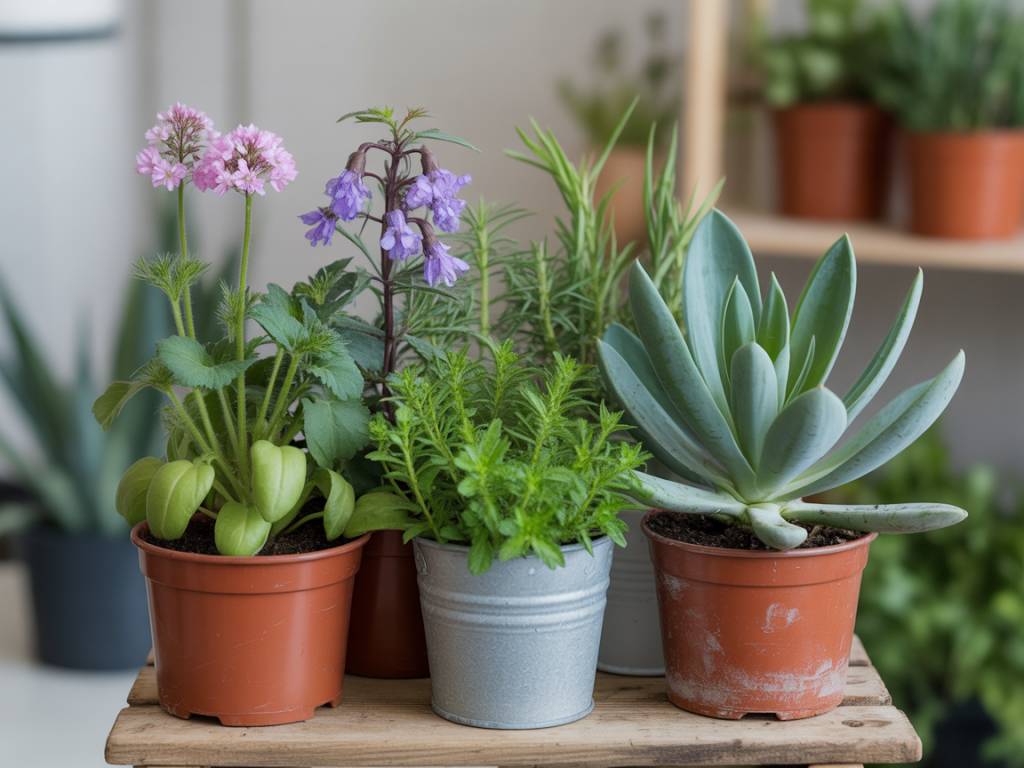 Les meilleures plantes médicinales à cultiver facilement en pot pour un coin pharmacie naturelle à la maison
