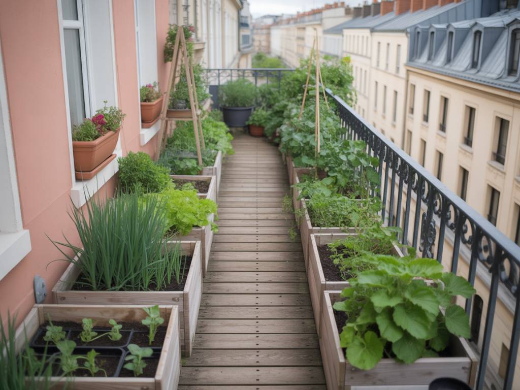 Comment créer un jardin comestible sur un petit balcon en ville et profiter de récoltes bio toute l’année
