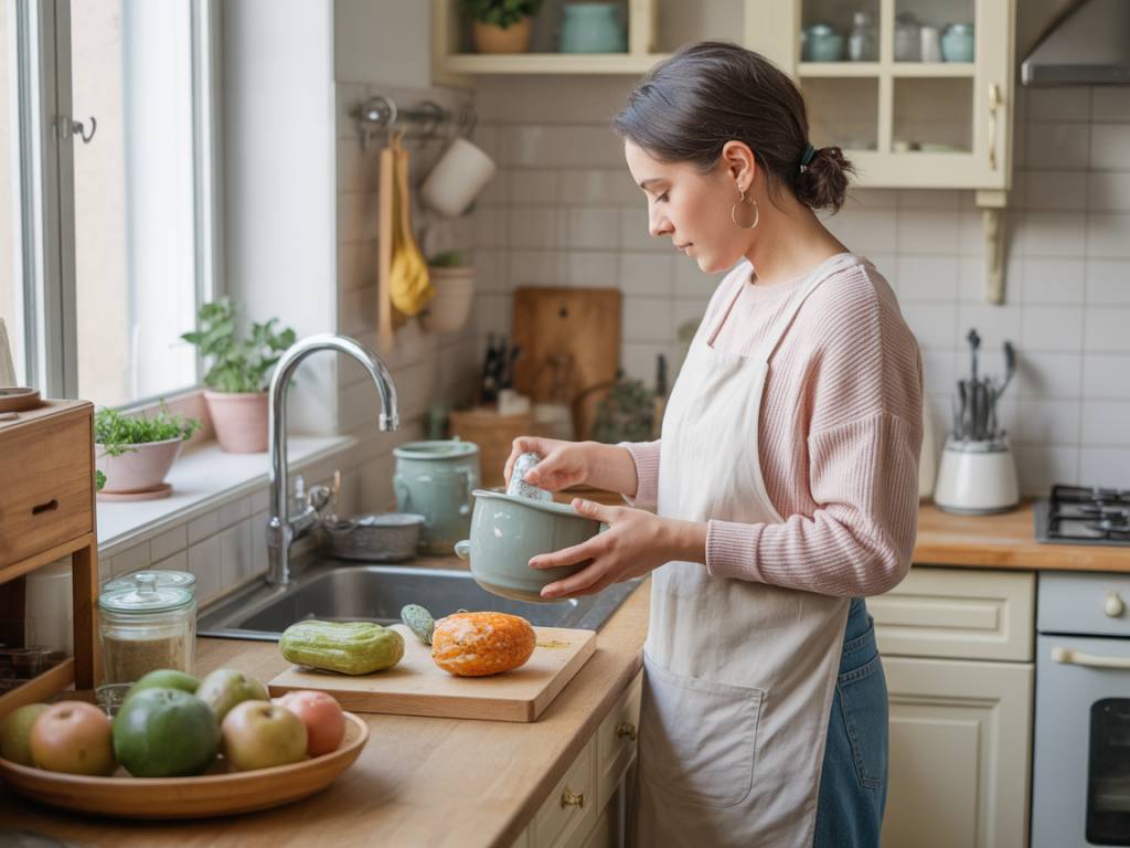 Organisation de la cuisine pour cuisiner plus sainement au quotidien et gagner du temps lors de la préparation des repas